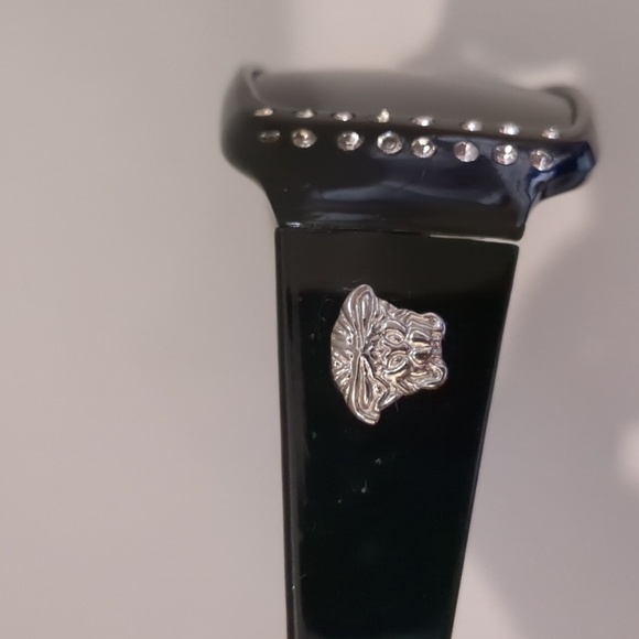 Womens Rectangular Rhinestone Bling Plastic Sunglasses - Picture 7 of 7